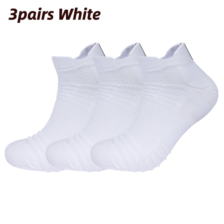 3 Pairs Cushioned Mesh Sports Socks