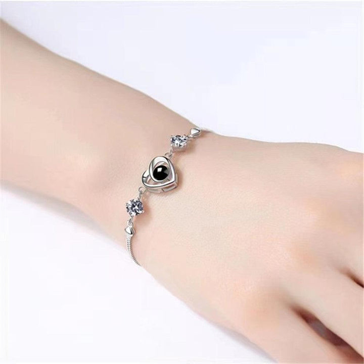 100 Kinds Of Silver Projection Bracelet Women I Love Your Creativity - Trendha