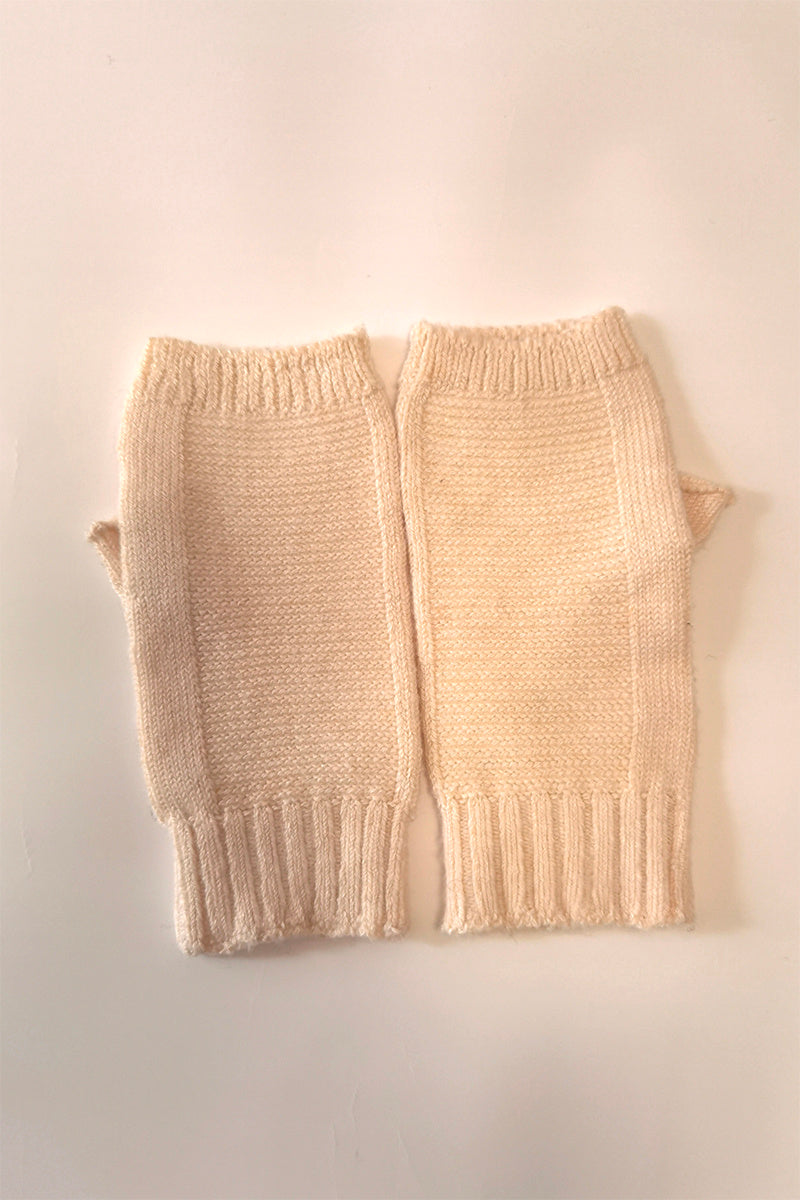Wool Cashmere Half Finger Gloves For Men And Women