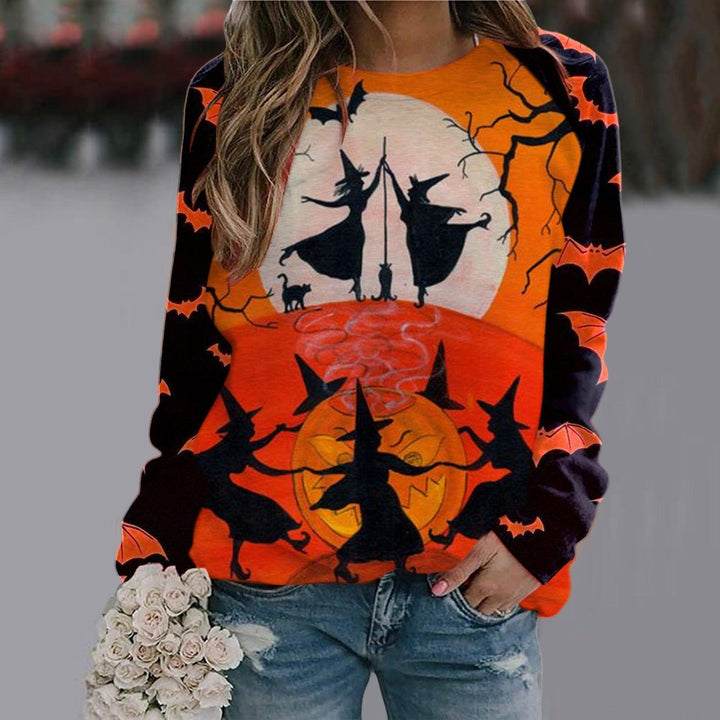 Women's Printed Long Sleeve T-shirt - Trendha