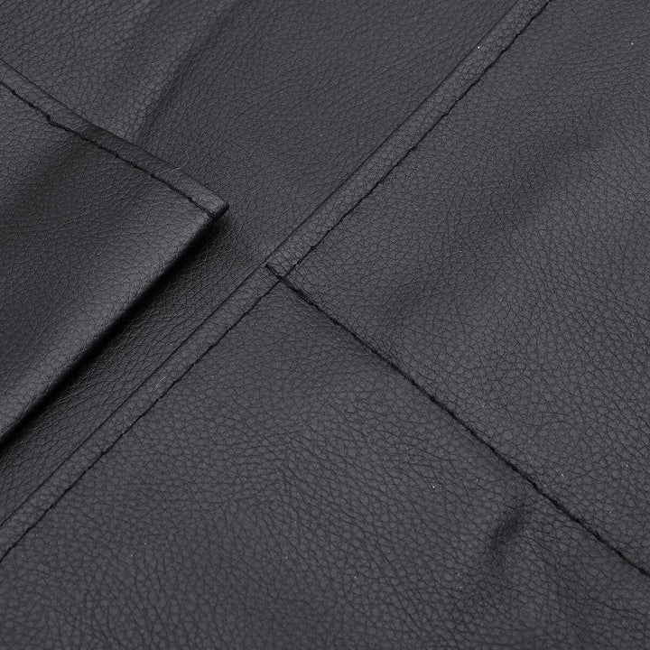 Luxury Multi-Pocket Leather Car Back Seat Organizer