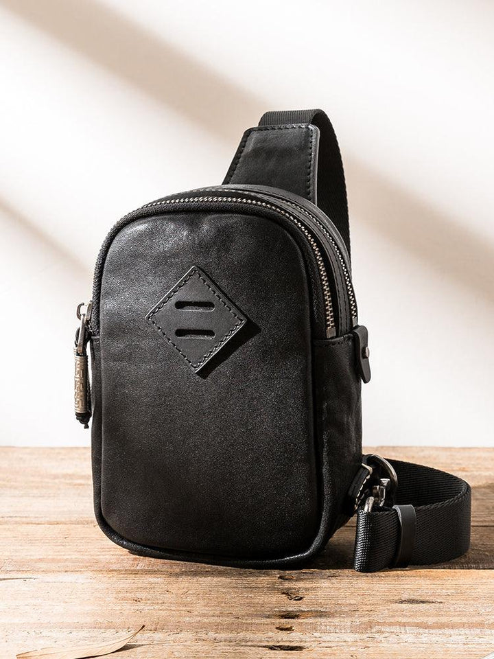 Fashion New Leather Men's Chest Bag - Trendha