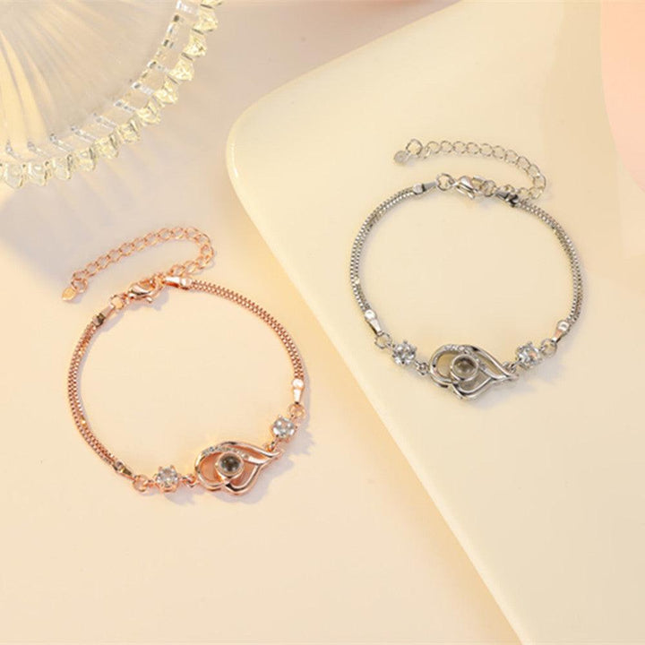 Bracelet Women's Custom Simple Girlfriends Couple Students - Trendha