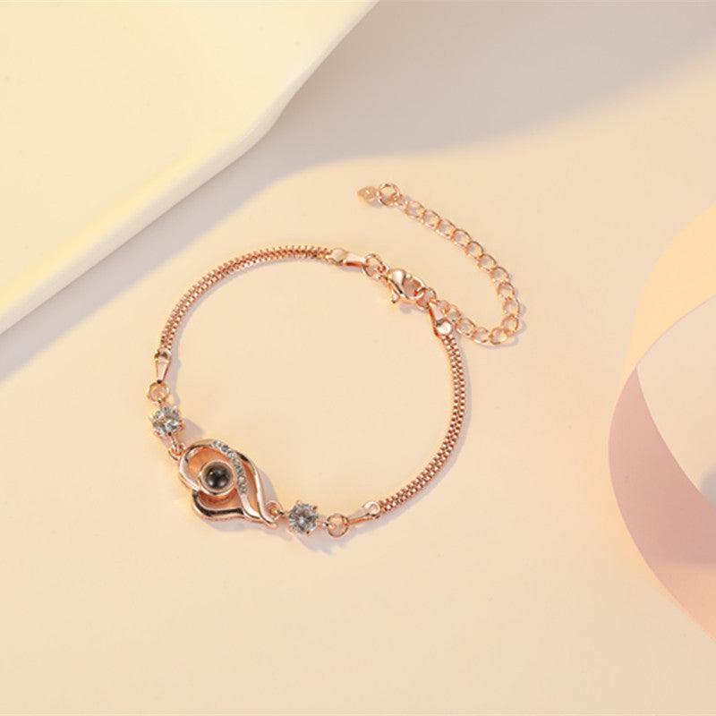 Bracelet Women's Custom Simple Girlfriends Couple Students - Trendha