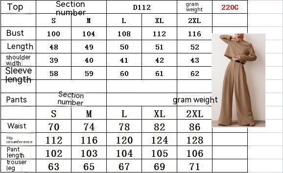 Brown Fashionable Korean Style Long Sleeve Pure Color Cotton Two-piece Set - Trendha