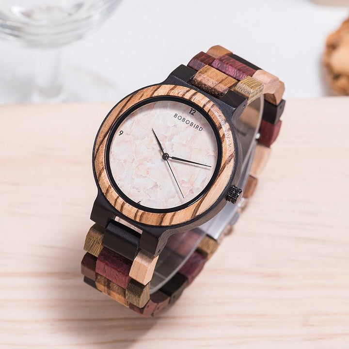 Casual Fashion Wooden Watch - Trendha