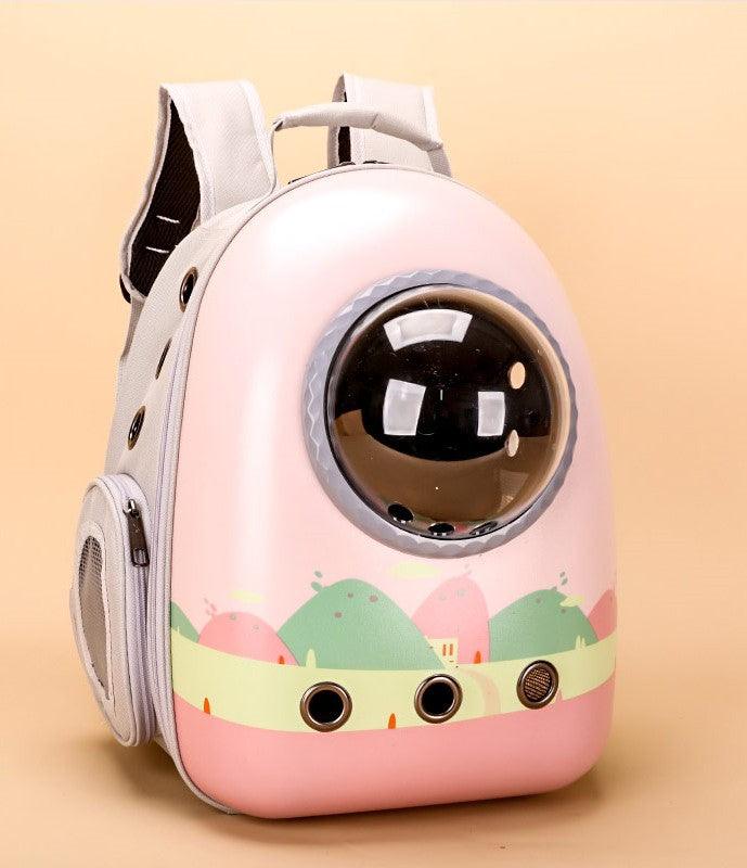 Cat Bag Going Out Portable Double Shoulder To Go Bag Pet Cat Backpack - Trendha