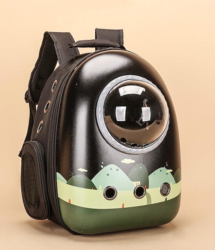 Cat Bag Going Out Portable Double Shoulder To Go Bag Pet Cat Backpack - Trendha