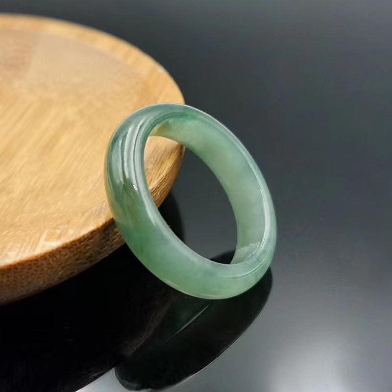 Creative And Minimalist Natural Jade Ring - Trendha