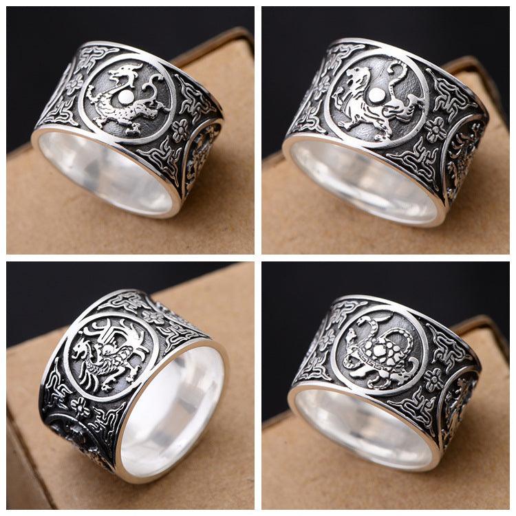 Creative Personality Wide Index Finger Ring - Trendha