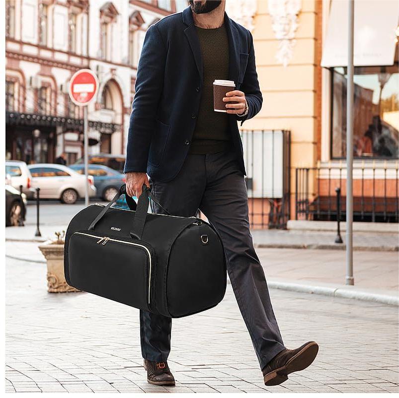 Travel Suit Dustproof Bag Convertible Wear-resistant Folding Storage Backpack