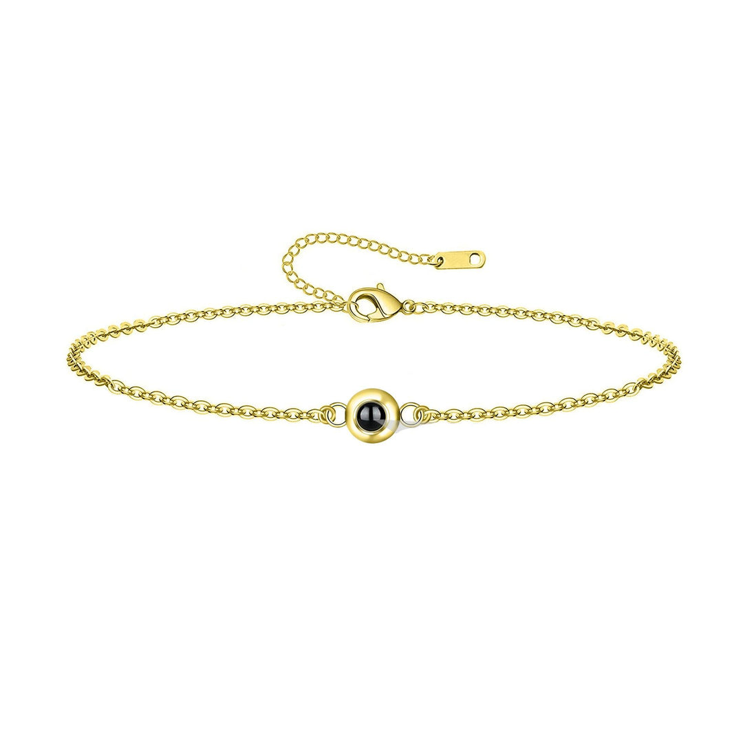 Explosive Circular Couple Projection Bracelet Male And Female Pair - Trendha