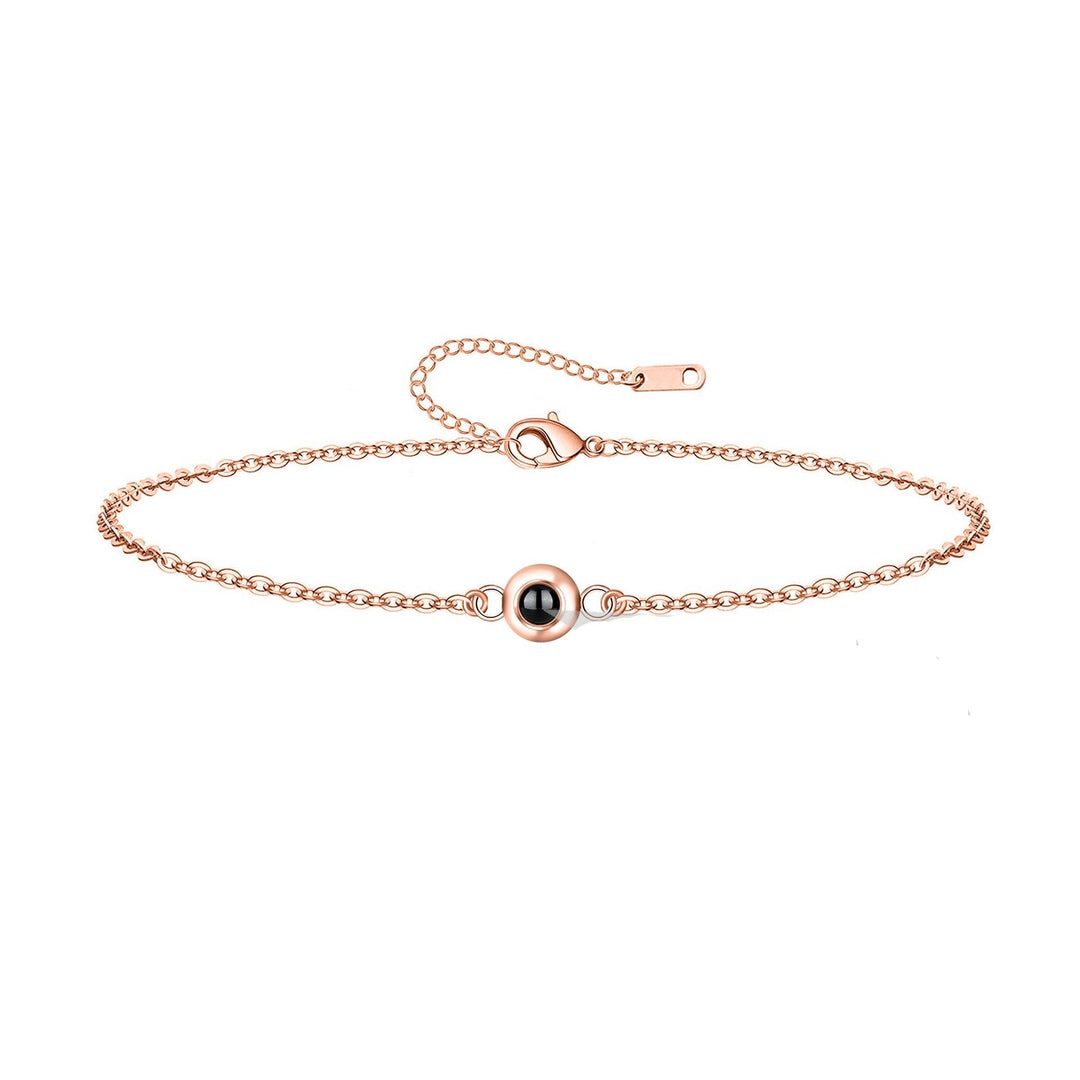 Explosive Circular Couple Projection Bracelet Male And Female Pair - Trendha