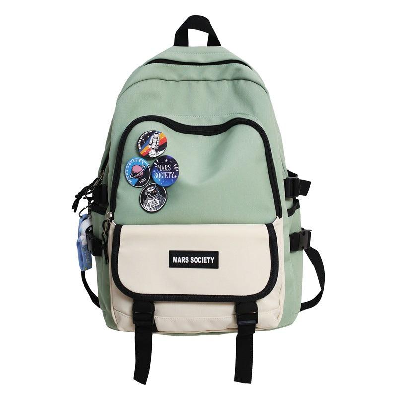 Fashion College Students School Bags High School Students Large Capacity Travel Computer - Trendha