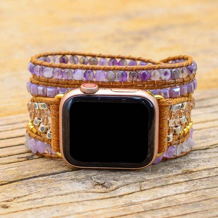 Geometric Bead Hand Woven Watch Strap - Trendha