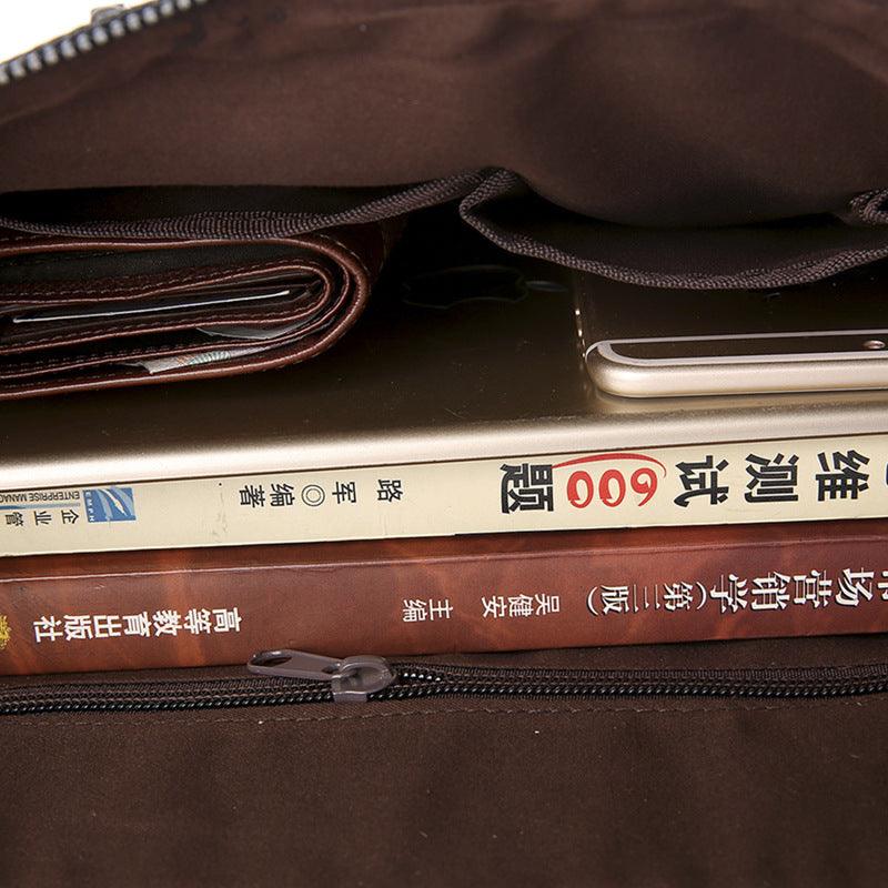 Ghost Head Skull Shoulder File Bag Rivets - Trendha