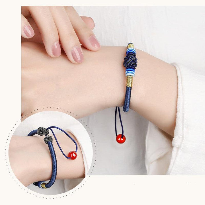 Hand Woven Bracelet Datura Knot Bracelet Male - Trendha