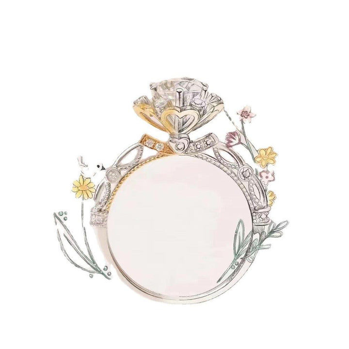 High-clean Mosonite Wedding Ring - Trendha