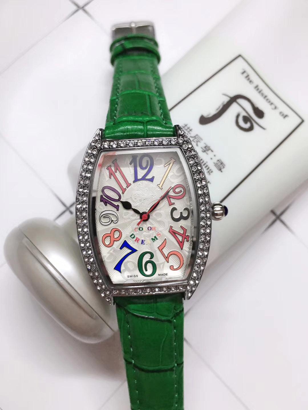 Hot-selling Explosive AliExpress Wechat Fashion Square Flange Ladies Watch Ladies Watch - Trendha