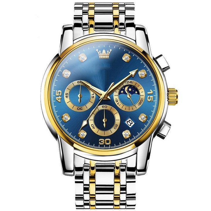 Hot Selling Metal Multifunctional Men's Quartz Watch - Trendha