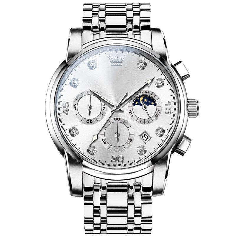 Hot Selling Metal Multifunctional Men's Quartz Watch - Trendha