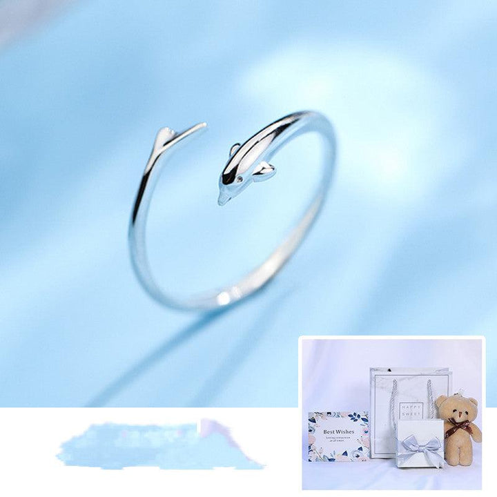 Koi Carp Women's Sterling Silver Plain Ring Niche - Trendha