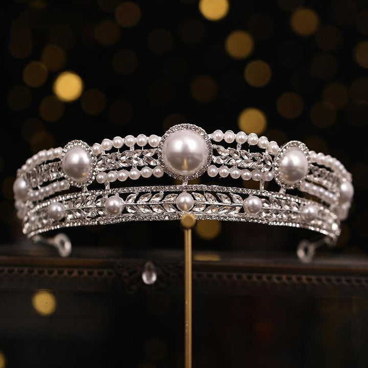 Korean Style Wedding Retro Pearl Princess Super Fairy Hair Accessories - Trendha