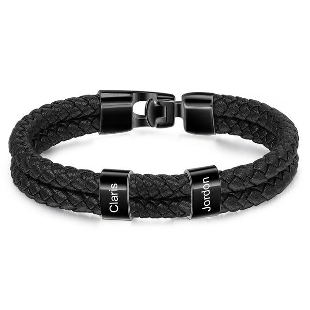 Leather Braided Men's Personality Couple Bracelet - Trendha