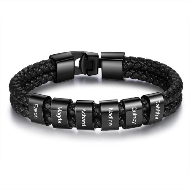 Leather Braided Men's Personality Couple Bracelet - Trendha