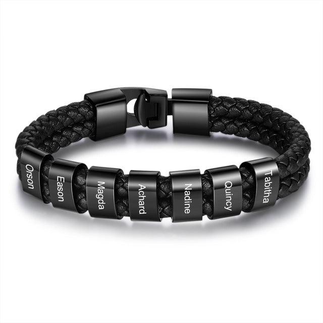 Leather Braided Men's Personality Couple Bracelet - Trendha