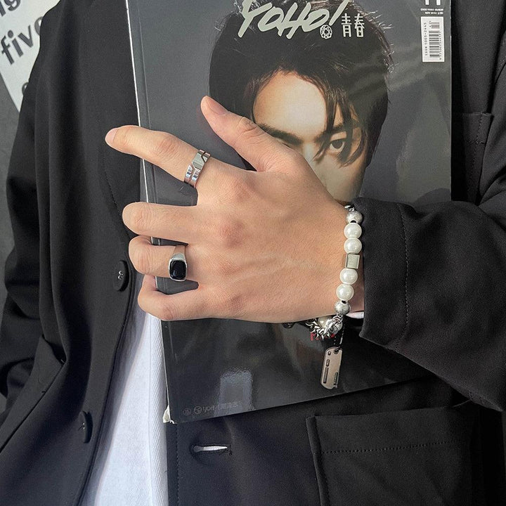 Men's And Women's Pearl Cuba Double Bracelet - Trendha