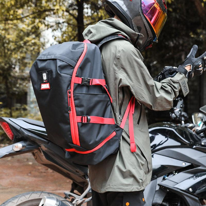 Men's Motorcycle Waterproof Motorcycle Travel Backpack - Trendha