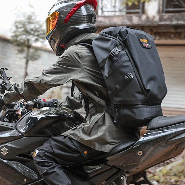 Men's Motorcycle Waterproof Motorcycle Travel Backpack - Trendha