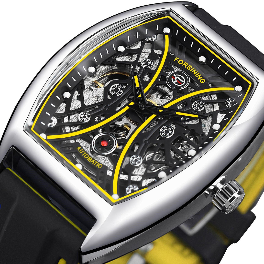 Men's Skeleton Face Movement Luminous Automatic Mechanical Watch - Trendha