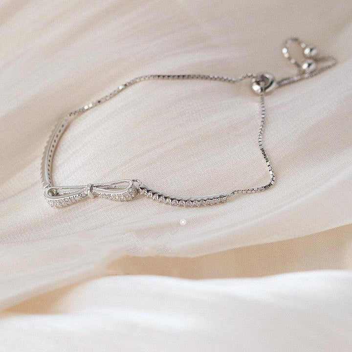 Minimalist Bow Pull Bracelet Women's Bracelet - Trendha