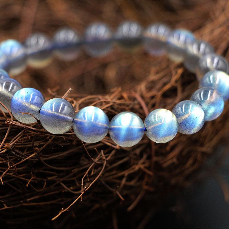 Natural Crystal Gem Labradorite Bracelet - Trendha