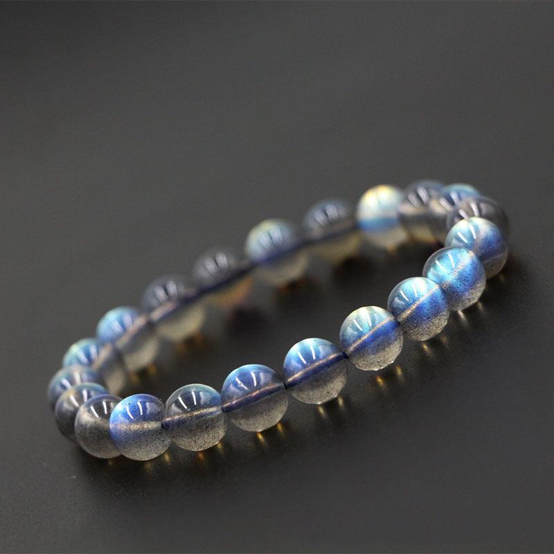 Natural Crystal Gem Labradorite Bracelet - Trendha