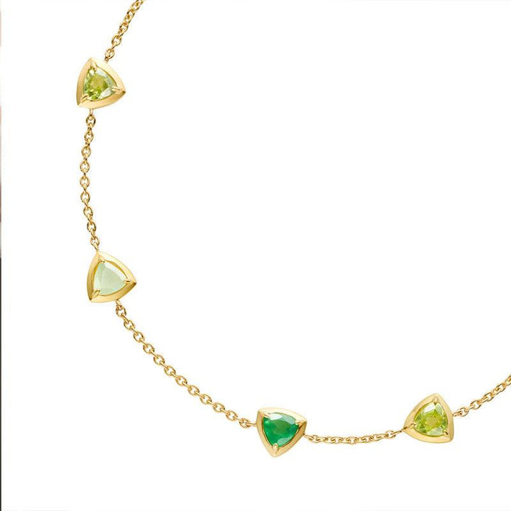 Natural Green Gem Bracelet Girl - Trendha