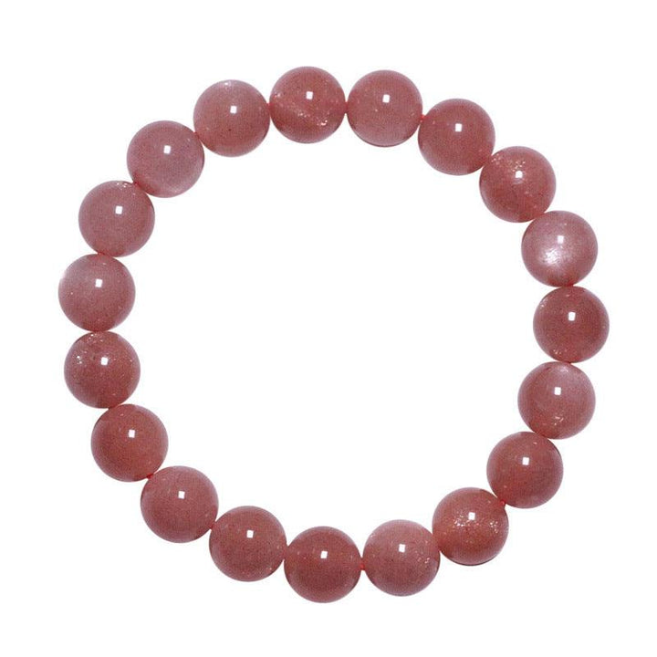 New Natural Orange Moonstone Bracelet Girl - Trendha