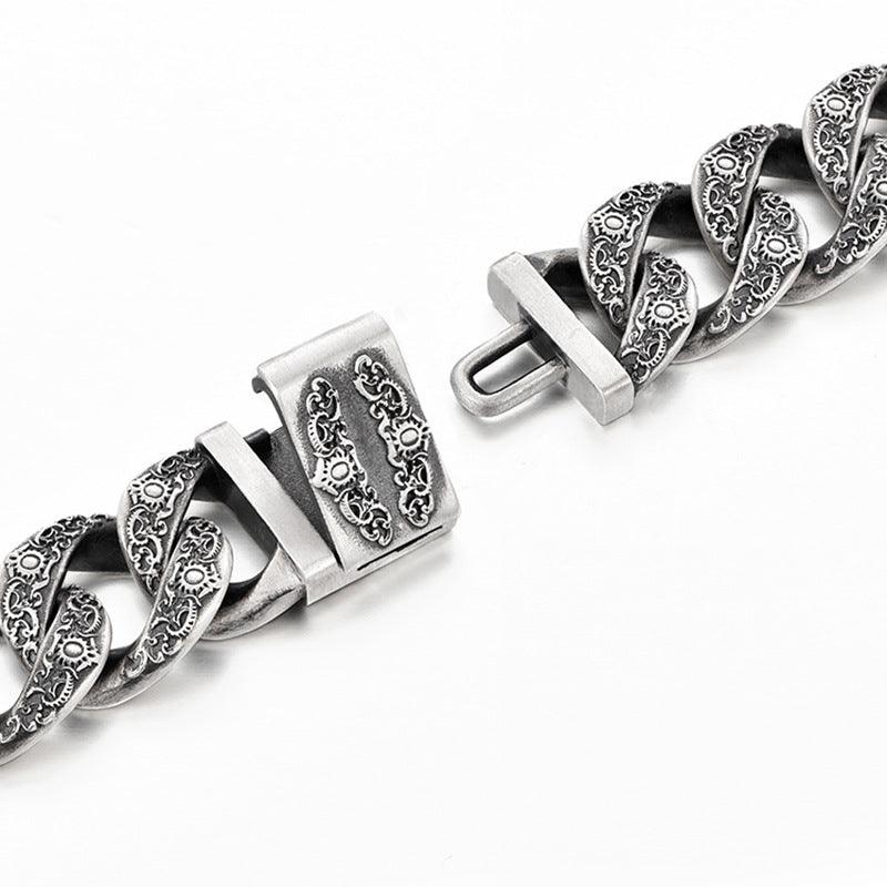 New Wolf Head Bracelet Men's Fashion Retro Hegemony - Trendha