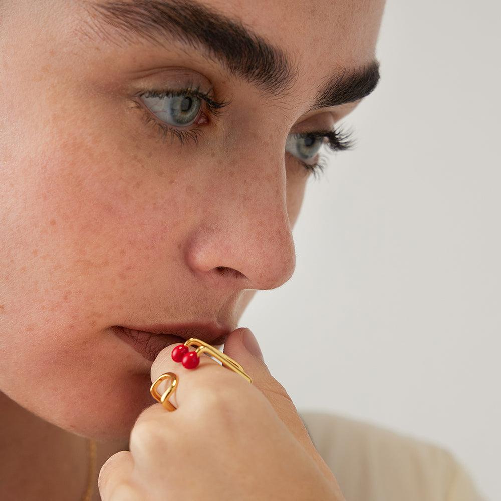 Original Design Geometric Ring - Trendha