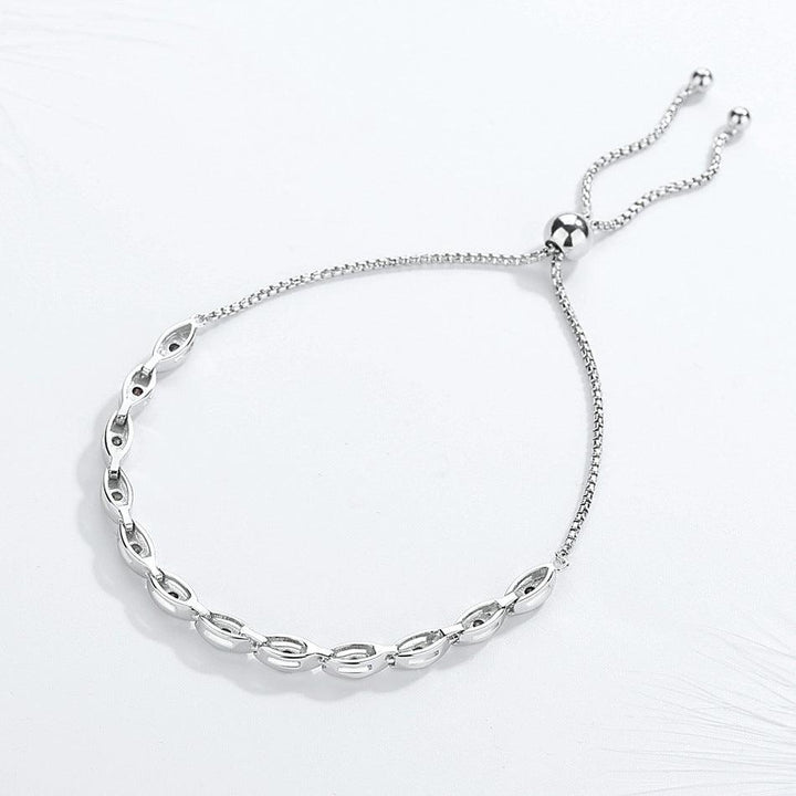 S925 Sterling Silver Colorful Horse Eye Bracelet - Trendha