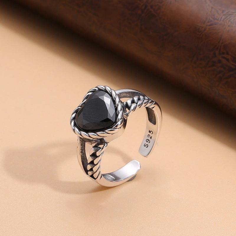 S925 Sterling Silver Retro Ring - Trendha