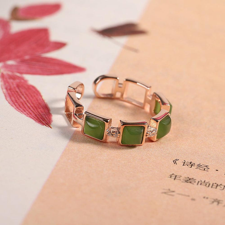 Silver Plated Hand Jewelry Fashion Ladies Wada Ring - Trendha