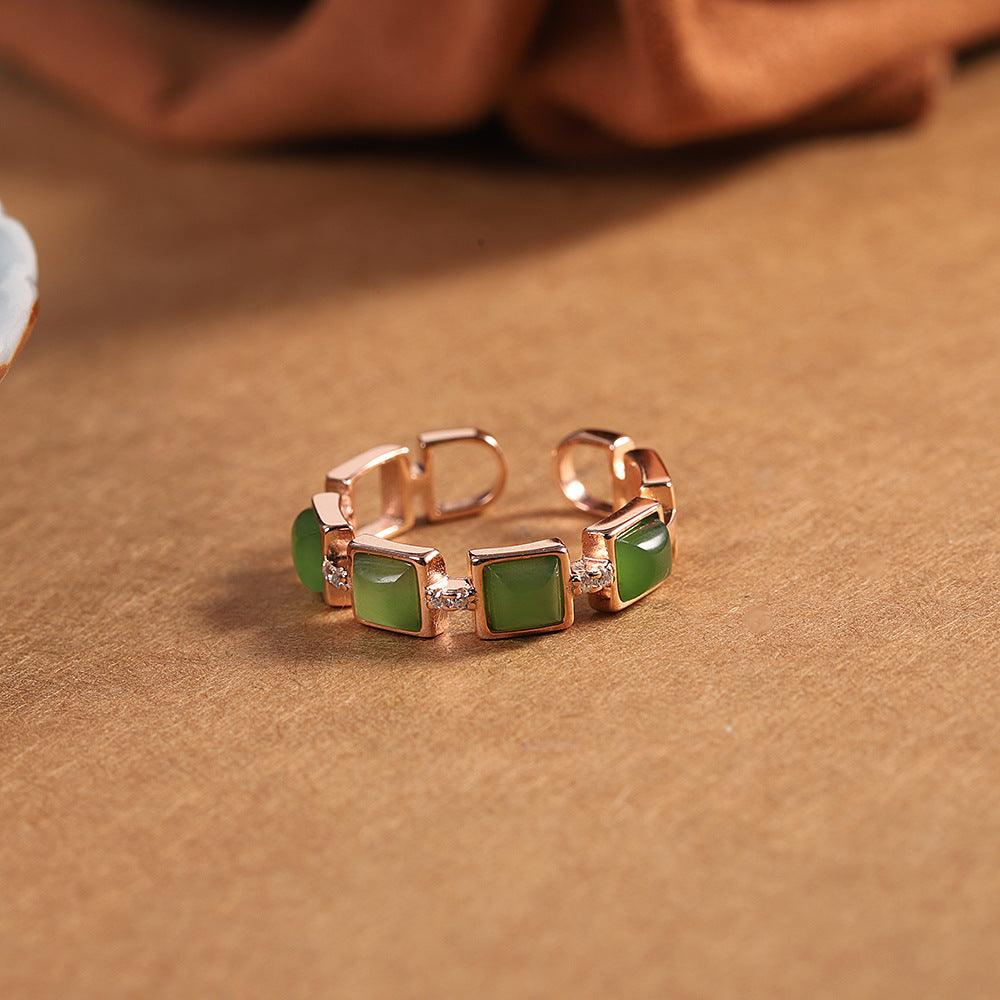 Silver Plated Hand Jewelry Fashion Ladies Wada Ring - Trendha