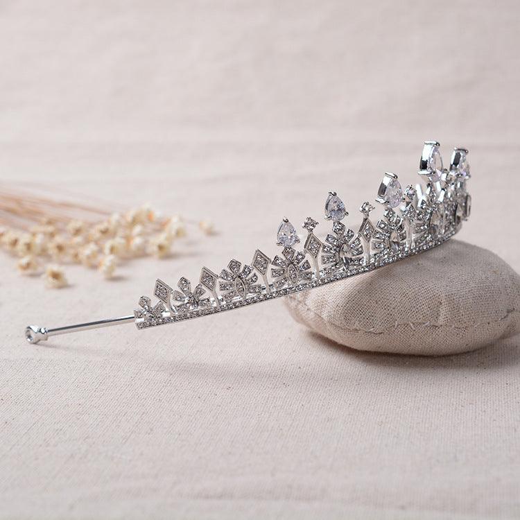 Simple Rhinestone Silver Hair Hoop - Trendha