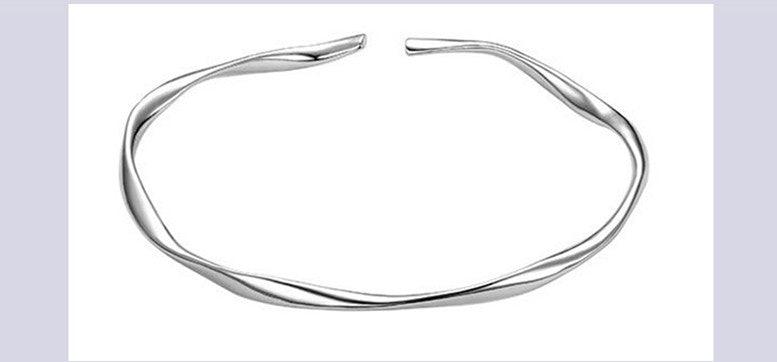 Sterling Silver Mobius Ring Bracelet Fashionable And High Level - Trendha