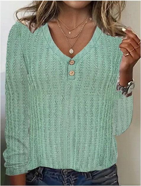 Stitching Printing Multi-color Women's T-shirt - Trendha