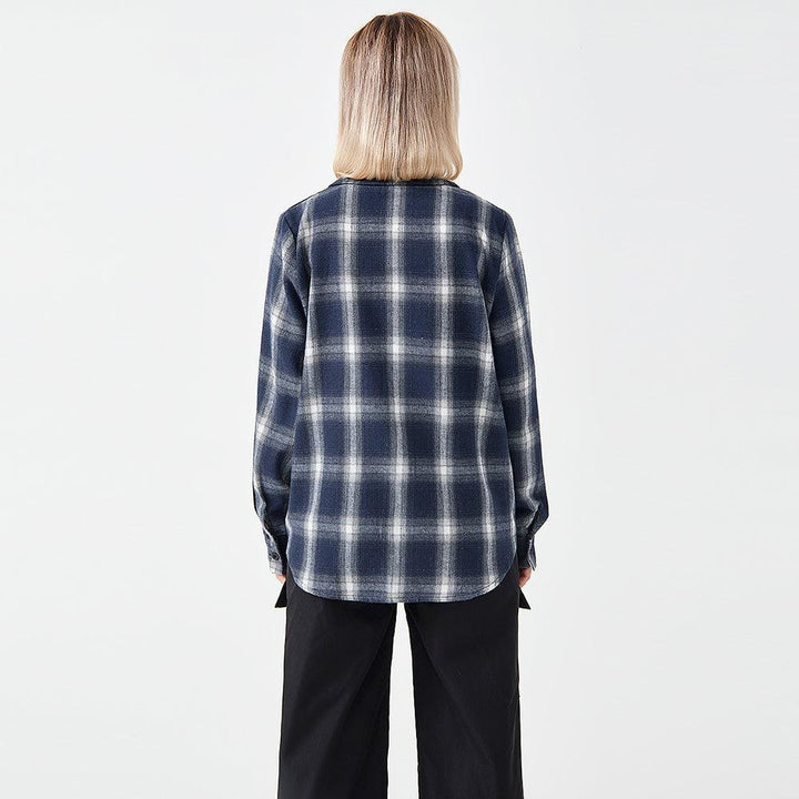 Stylish Plaid Shirt With Everything - Trendha