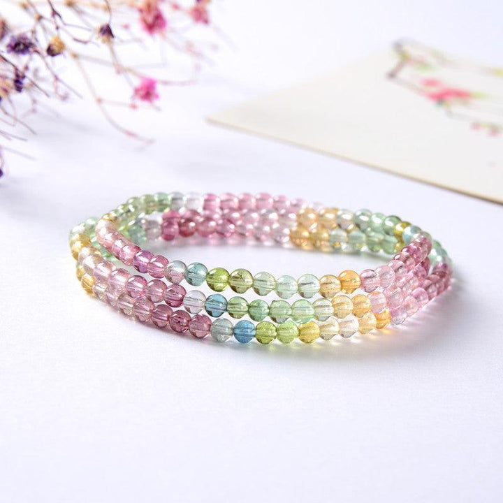 Tourmaline Macaron Multi Loop Bracelet Female - Trendha